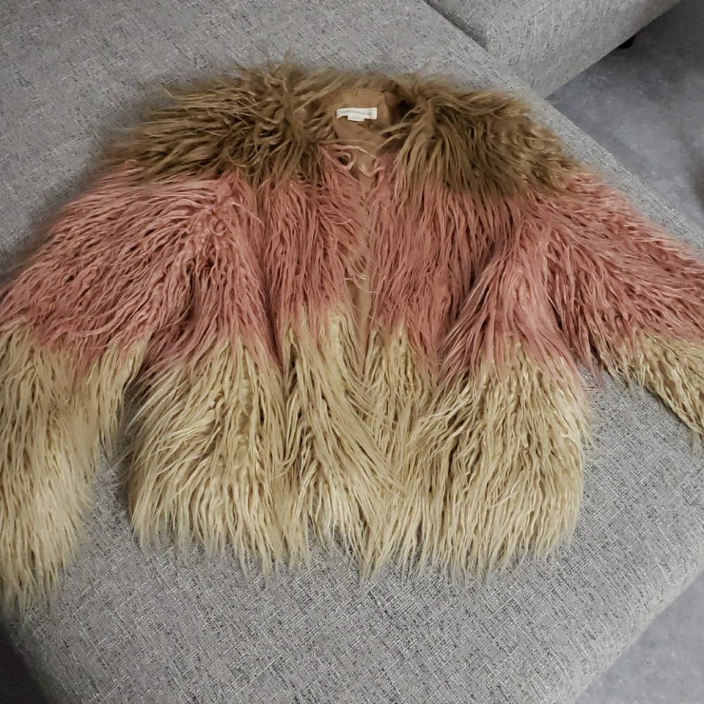 Faux fur jacket